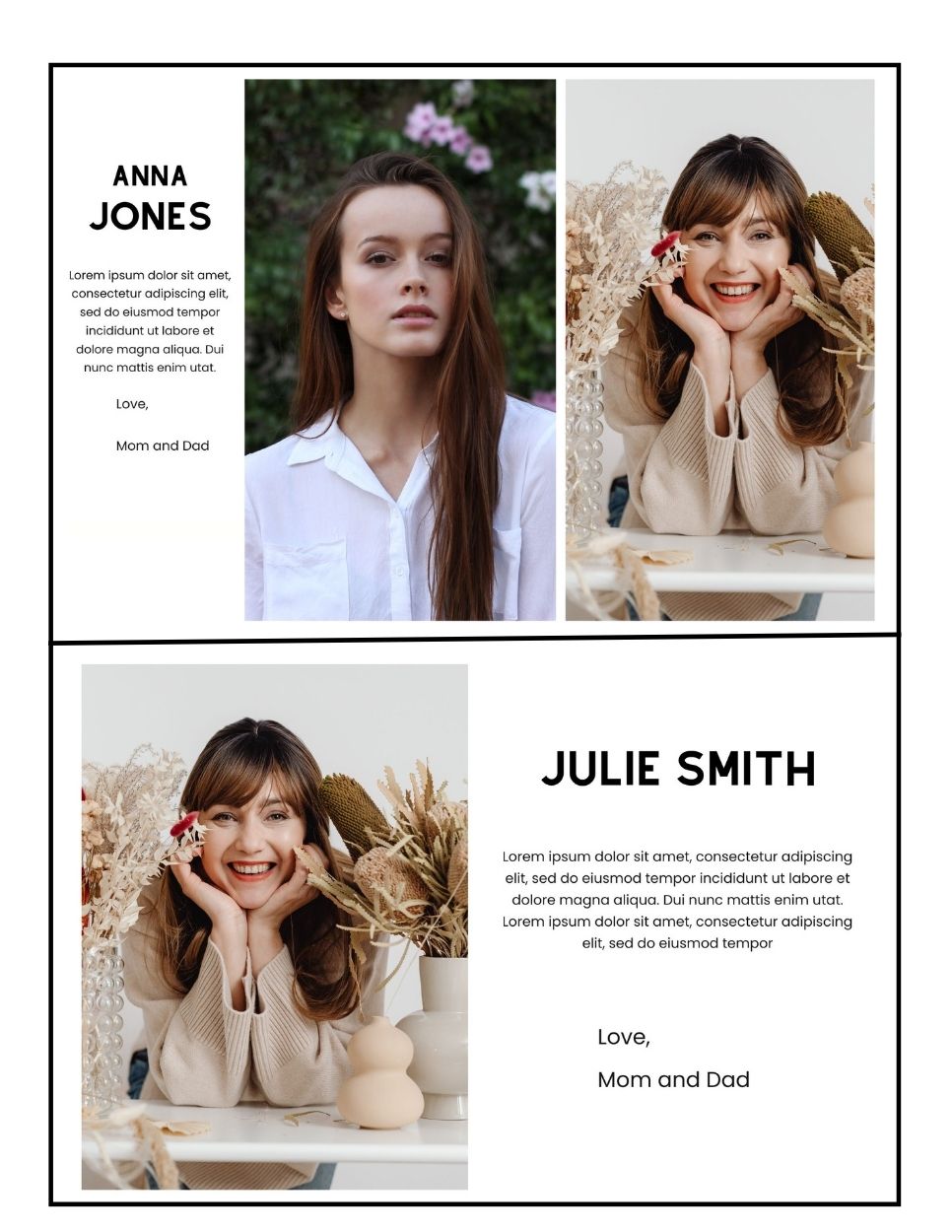 Half-Page Senior Advertisement