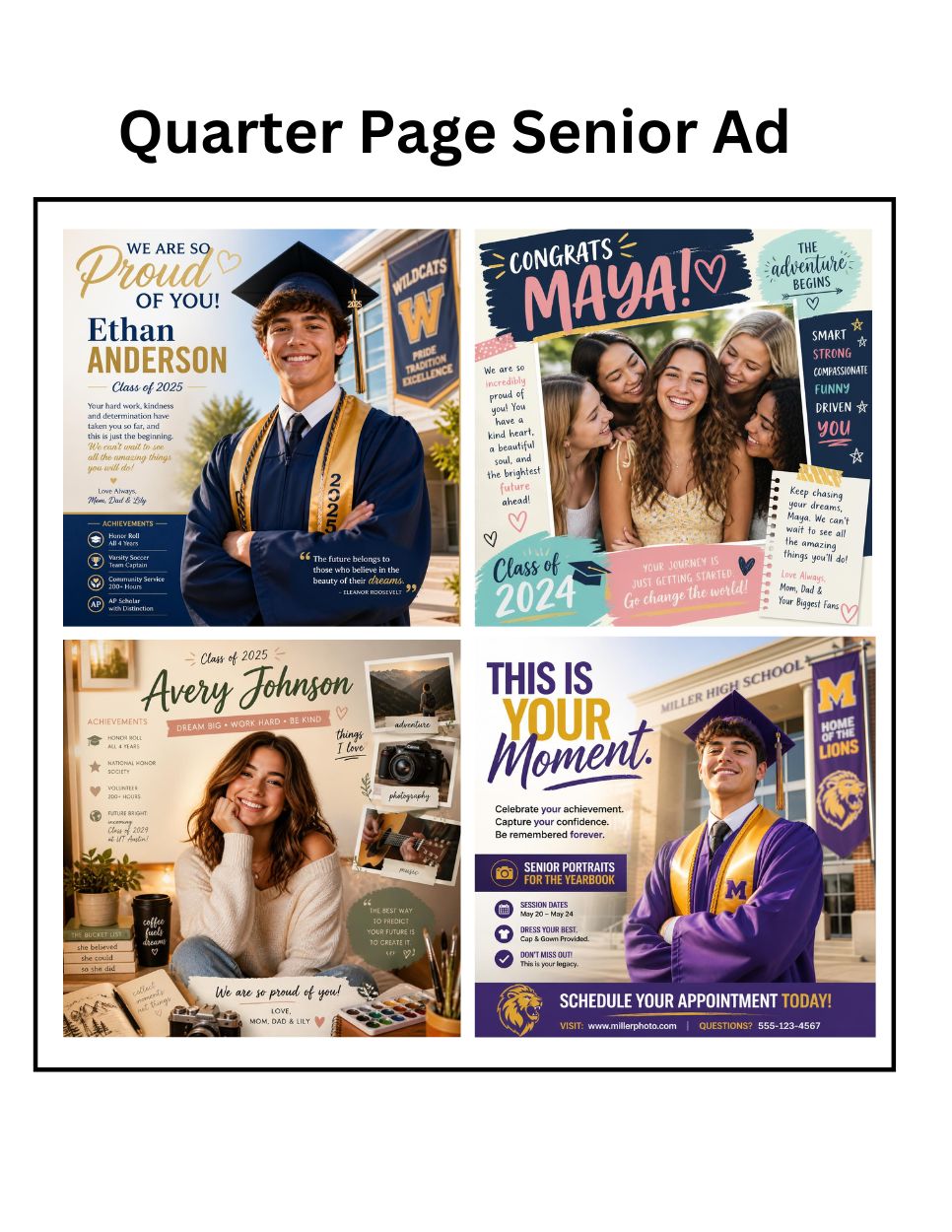 Quarter-Page Senior Advertisement